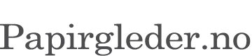 Papirgleder